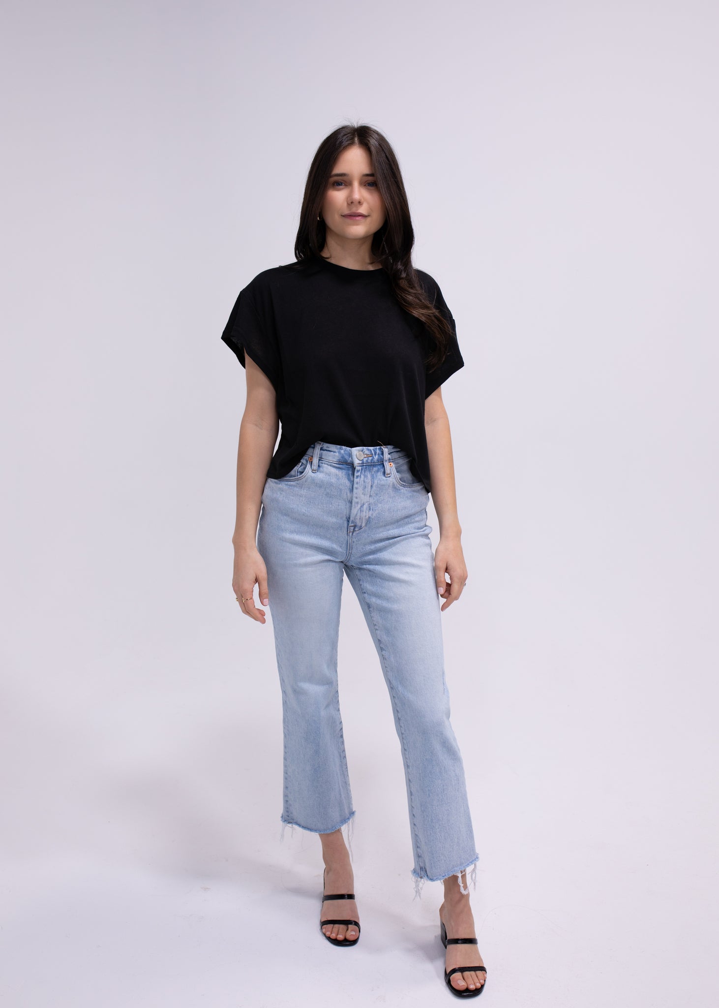 Hailey Basic Black Tee