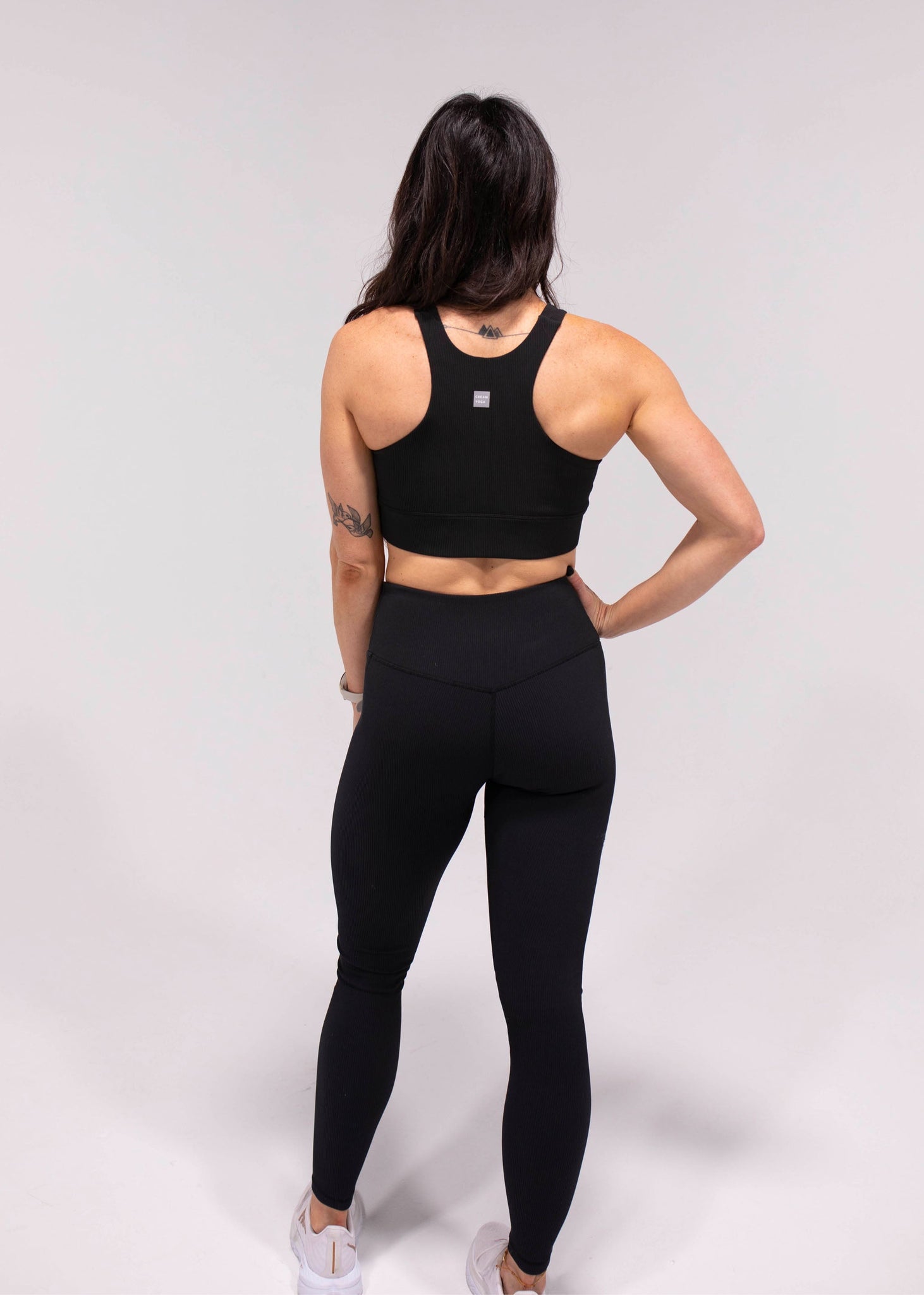 Nanci Ribbed Leggings Black